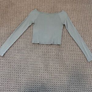 Brandy Melville Gray Long Sleeve Tee